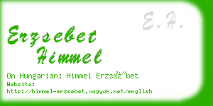 erzsebet himmel business card